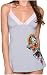 Ed Hardy Women's Tease Scarlett Camisole - 3023,Grey,Small