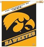 Iowa Hawkeyes ( University Of ) NCAA 27x37 Inches Banner/Wall Hanging