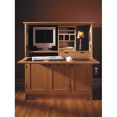 Home Office Hideaway Computer Desk: Downloadable Woodworking Plan