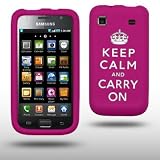 AIO Pink"Keep Calm & Carry On" Case For Samsung Galaxy S i9000 + Film
