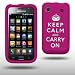 from AIO AIO Pink Keep Calm & Carry On Case For Samsung Galaxy S i9000 + Film