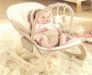 Childrens Toyshop  Toys : Eggbert & Clover Vibrating and Musical Baby-Calm Rocker