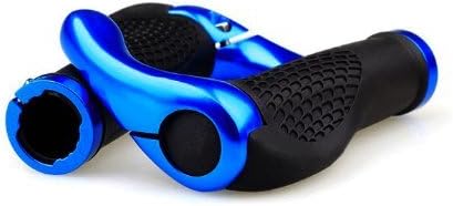 NEXIFY Bike MTB Folding Bike Handlebar Rubber Grip Black & Aluminum Barend + Bike Chainstay Protector