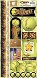 Name Of The Game Cardstock Stickers 5.5"X11.5" Sheet-Softballs