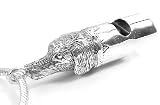 Dogs Sterling Silver Loud Figural Dog WHISTLE Pendant