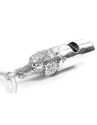 Dogs Sterling Silver Loud Figural Dog WHISTLE Pendant