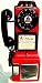 Antique Payphone - Automatic Electric in RED