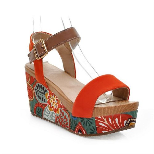 New Summer Womens Fashion Wedge Heels Sandals Bohemia Style High Heels Shoes Plus Size