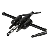 uxcell　スチールサークルカッター　ラウンドサークルカッター　調節可能　ブラック　スチール