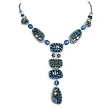 Ayala's Timeless Beauty Necklace in Sapphire Hues #3166 ANK ONK