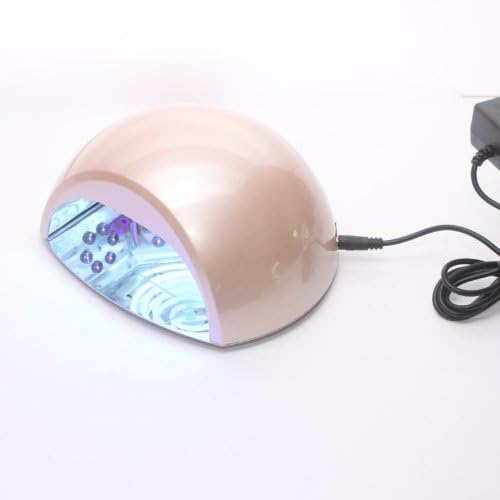 Shinejun Led Nail Dryer Professional Long-life Pearl Nail Uv Lamp with Ccfl Tube for Uv and Led Nail Polish Nail Enamel Professional Nail Art Equipment Apricot