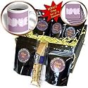 Patricia Sanders Creations - Pink Hearts Love Art- Inspirational Words- Valentines Day - Coffee Gift Baskets - Coffee Gift Basket
