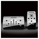 MOMO Stealth Black Aluminum Automatic Pedal Covers