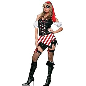 Pirate Cutie - Women's Sexy Pirate Costumes Lingerie Outfit