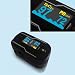 Finger Pulse Oximeter the Only FDA Approved Pocket Size Fingertip Heart Rate and Blood Oxygen Monitor with Night Vision Colorful OLED Plethysmogram Graphic Display and Four Reading Directions