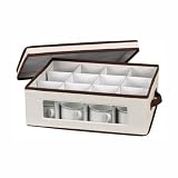 Household Essentials 538 Dinnerware Storage Chest for Coffee Cups, Tan 414WFb1yRgL. SL160 Household Essentials 538 Dinnerware Storage Chest for Coffee Cups, Tan