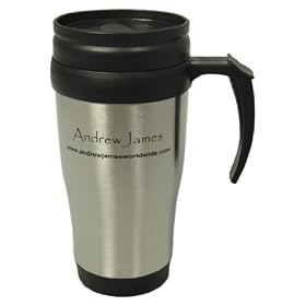 Andrew James Stainless Steel Travel Mug 450 ml