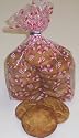 Scott's Cakes 1 lb. Snicker Doodle Cookies in a Candy Cane Bag