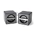 Dicota Sound USB Notebook-Lautsprecher schwarz/silber