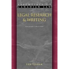 Legal Research and Writing