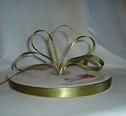 Ribbon - Satin Ribbon- 3/8" Single Face 100 Yards (300 FT) - Sage - Sewing - Craft - Wedding Favors