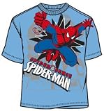 Marvel Comics Spiderman Flying Solo Kids Juvenile Shirt V4817JS