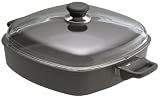Scanpan Classic Ceramic Titanium 4-1/4-Quart Nonstick Square Covered Saut Pan