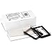 Panter Company Products - Panter Company - Spring-Lock Metal Label Holders, Top Load, 1-1/2 x 2-3/4, Black/Clear, 12/Pack - Sold As 1 Dozen - The