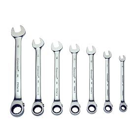 Crescent FRRM7 7 Piece 10-Millimeter to 18-Millimeter 72 Tooth Reversible Ratcheting... by Cooper Hand Tools