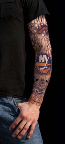 New York Islanders Tattoo Sleeves