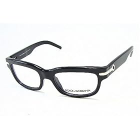 DOLCE and GABBANA D&G DG 3053 Black 501 Optical Eyeglasses Frame 49x17