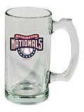 Washington Nationals Beer Mug: 13oz Glass Sports Tankard