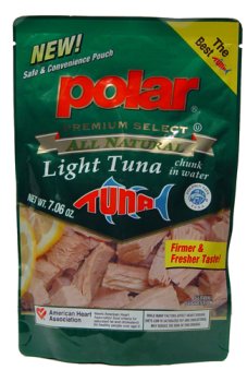 12 Pack Case of 7oz. All Natural C L Tuna Pouch by C & F Popcorn