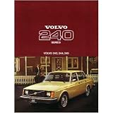 1977 VOLVO 240 242 244 245 Series Sales Brochure Book by Volvo