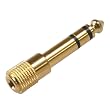 Hama Adaptateur 1 jack femelle st�r�o 3,5mm <=> 1 jack m�le st�r�o 6,35mm Plaqu� Or