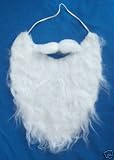 White Fake MUSTACHE BEARD disguise