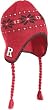 Rutgers Scarlet Knights Snowflake Ear Flap Knit Hat