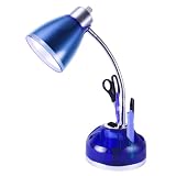 Juicy Organizer Desk Lamp with Charging Outlet (Blue) ~ Lightaccents