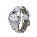 Geneva Platinum Ladies Western Style Silver Studded Fashion Watch by Geneva