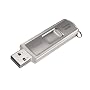 SanDisk Ultra Cruzer Titanium - USB flash drive - 16 GB - Hi-Speed USB