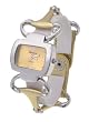 Geneva Platinum Women's Black Faux Leather HingedFashion Watch��