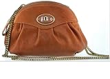 Fossil Colette Pouch Mini Crossbody Handbag Saddle