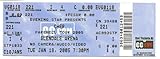 IMAGE OF January 18th 2005 CHER Full Ticket Farewell Tour