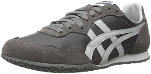 Onitsuka Tiger Serrano Running Shoe, Grey/Soft Grey, 6.5 M US