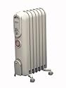 DeLonghi TRV0715T Vento Hi-Speed Convection Oil-Filled Radiator Heater with Programmable Timer