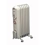 DeLonghi TRV0715T Vento Hi-Speed Convection Oil-Filled Radiator Heater with Programmable Timer