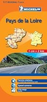 Michelin Map Pays de la Loire, France (Michelin Maps)