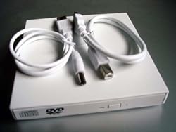 cBear Acer Aspire One USB External DVD/CD-RW Burner (White)