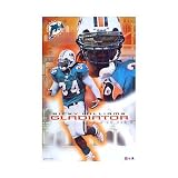 (23x35) Miami Dolphins Ricky Williams Gladiator Sports Poster Print