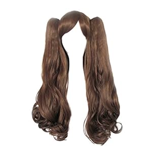 Dream2reality Cosplay_Lolita_lolita_2 ponytails_80cm_brown_wigs